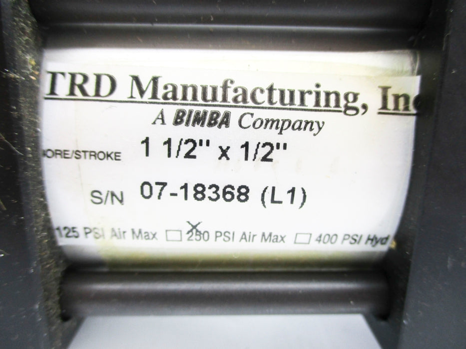 TRD MANUFACTURING 1-1/2X 1-1/2 250PSI UNMP