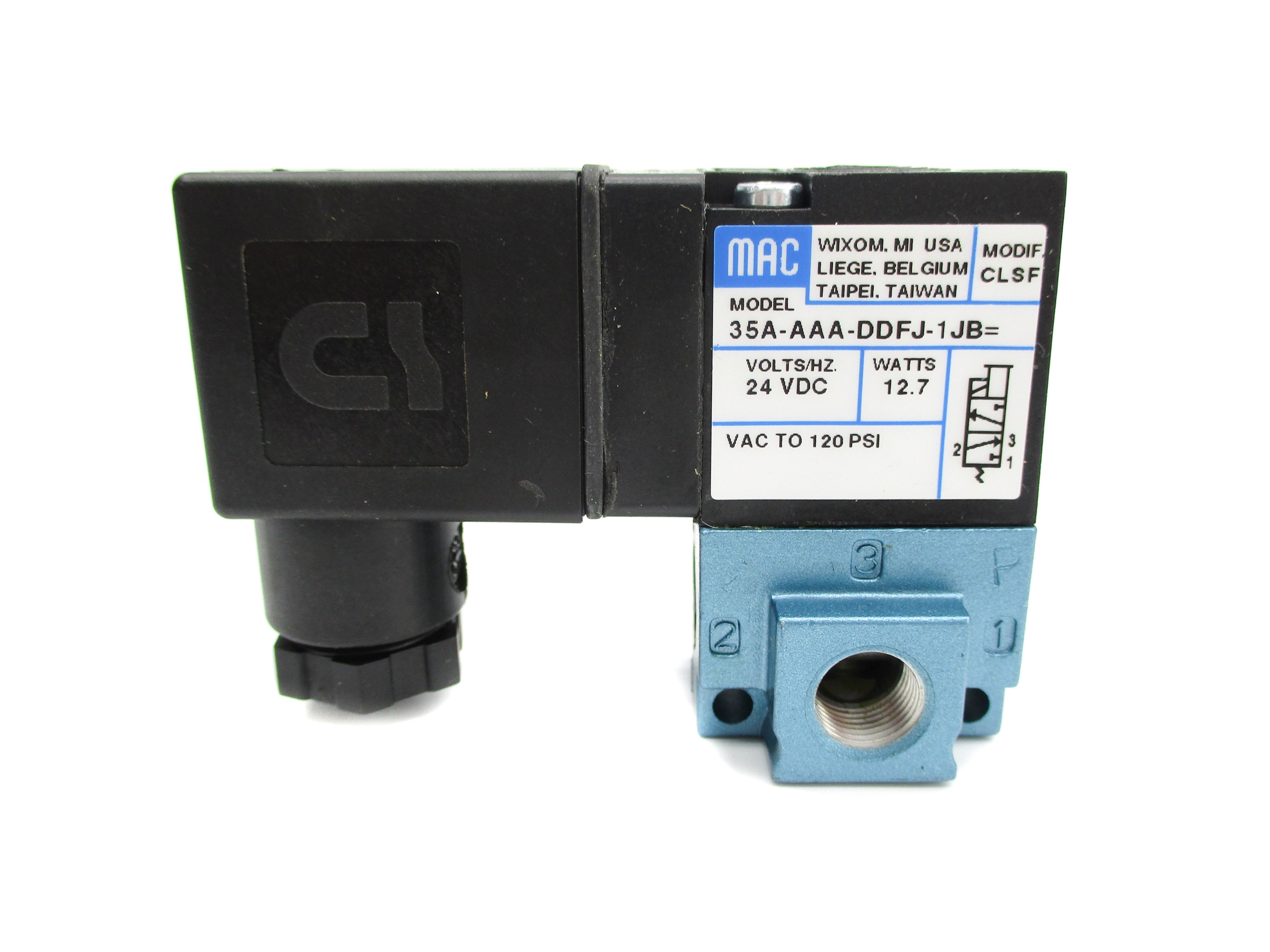 MAC 35A-AAA-DDFJ-1JB 24VDC 120PSI NSNP
