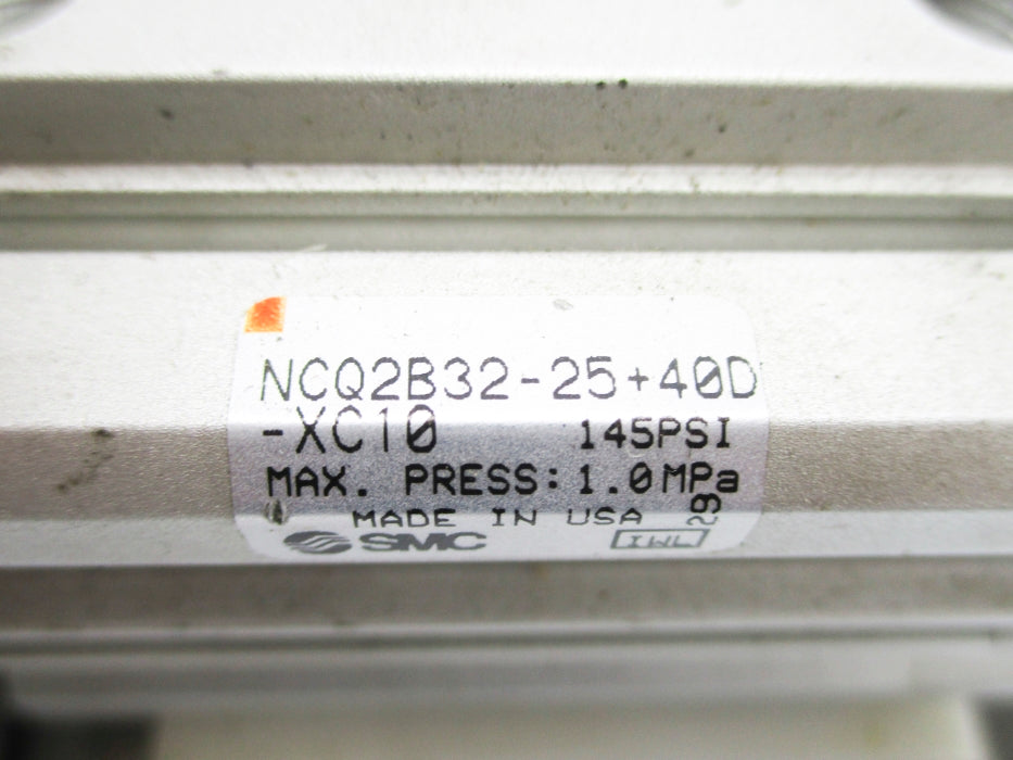 SMC NCQ2B32-25+40D-XC10 145PSI (AS PICTURED) NSNP