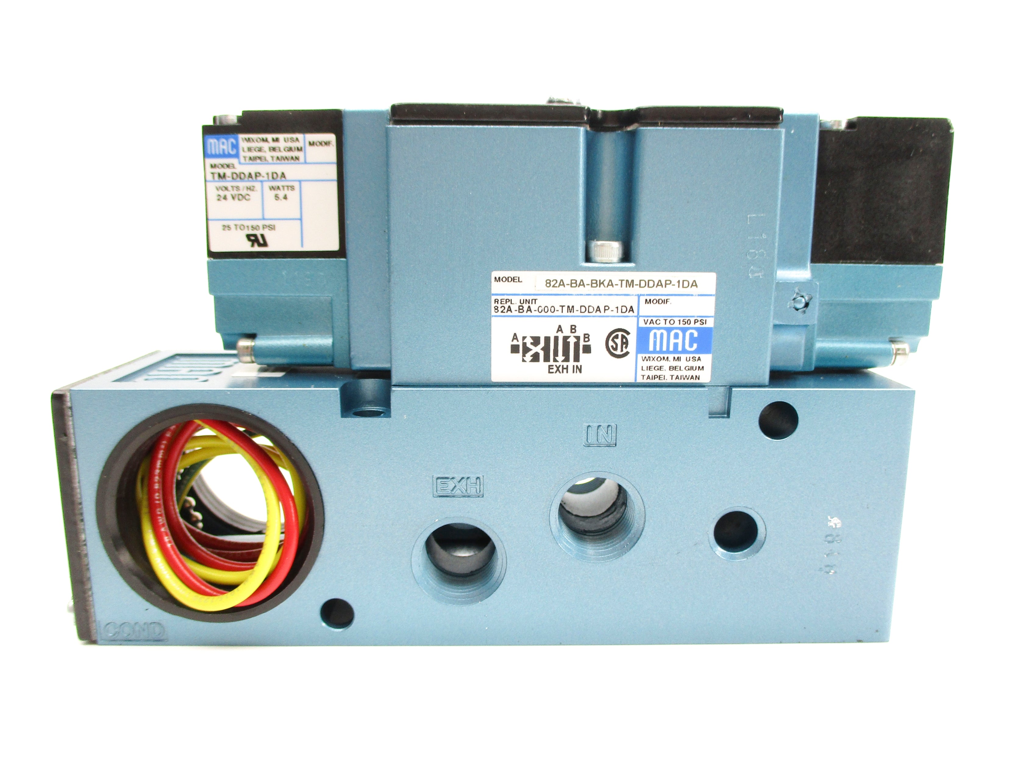 MAC 82A-BA-BKA-TM-DDAP-1DA 150PSI 24VDC NSNP