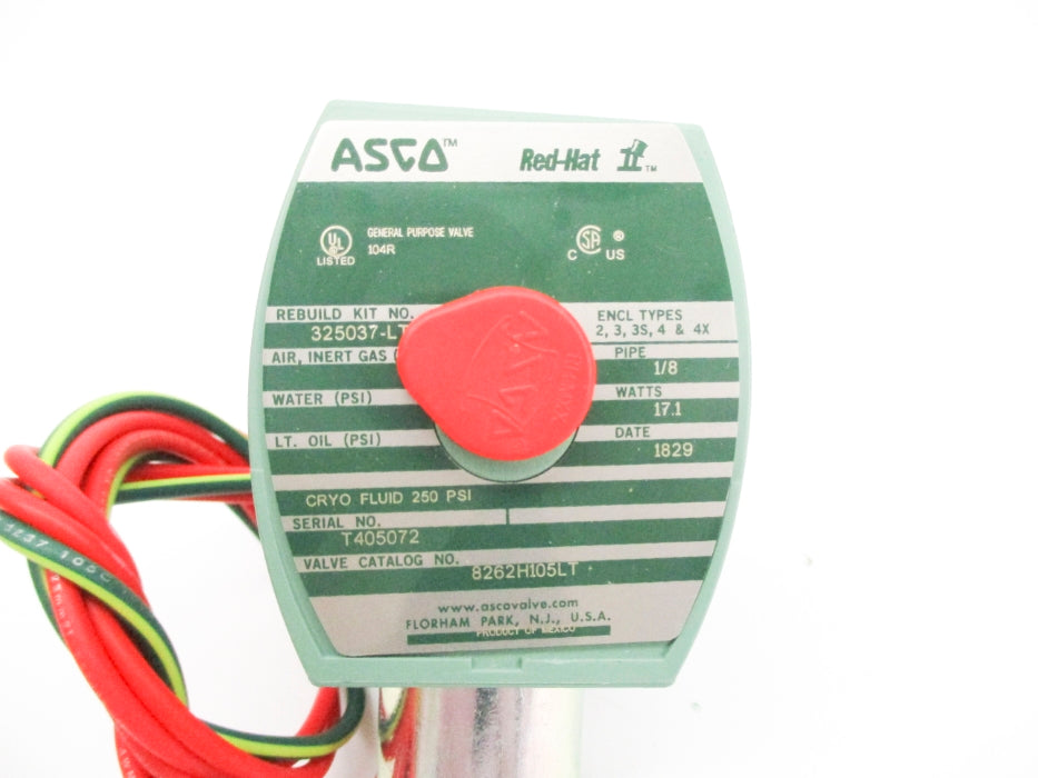 ASCO 8262H105LT 250PSI 110/120V NSMP