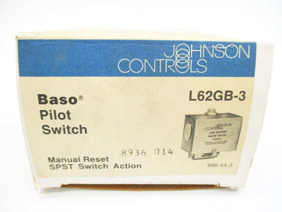JOHNSON CONTROLS L62GB-3 NSMP