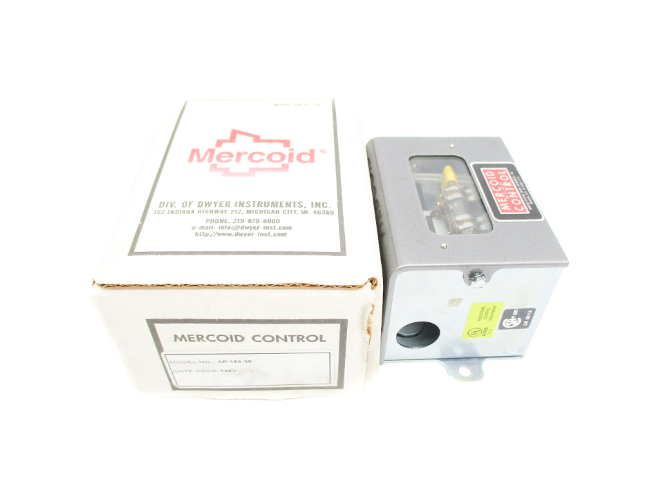 MERCOID CONTROL AP-153-39 125PSI NSMP