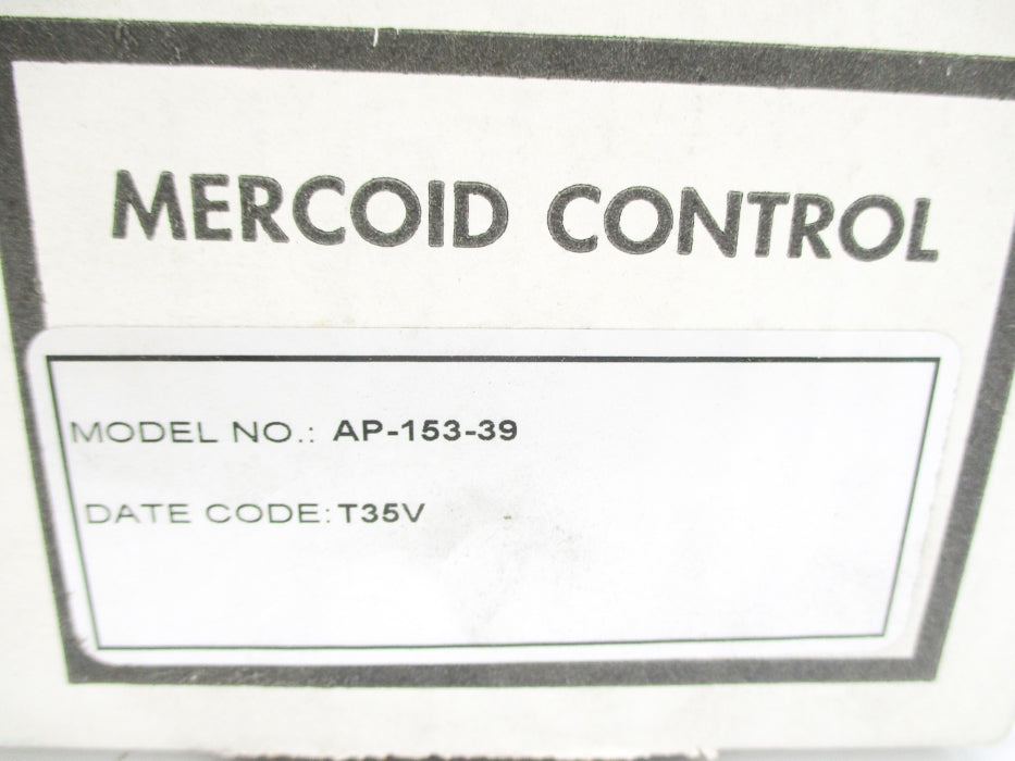 MERCOID CONTROL AP-153-39 125PSI NSMP