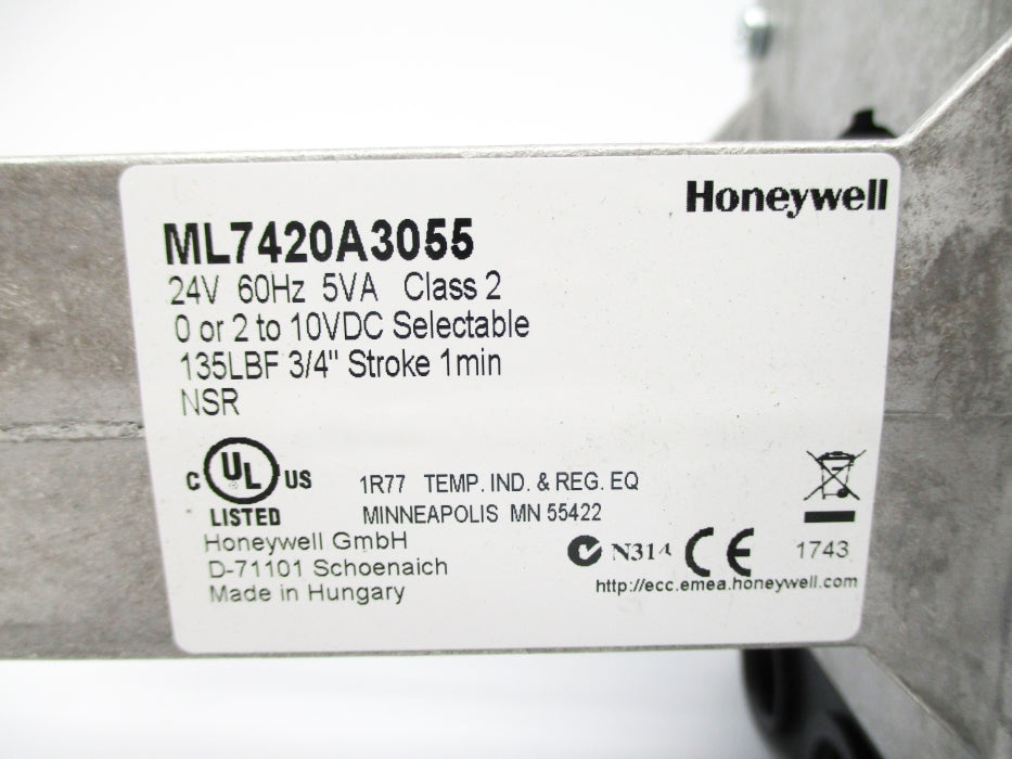HONEYWELL ML7420A3055 NSNP