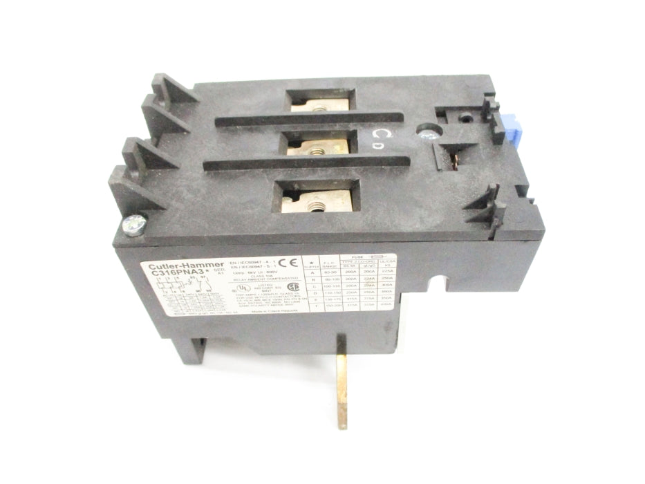 CUTLER HAMMER C316PNA3D SER. A1 110-150A NSNP
