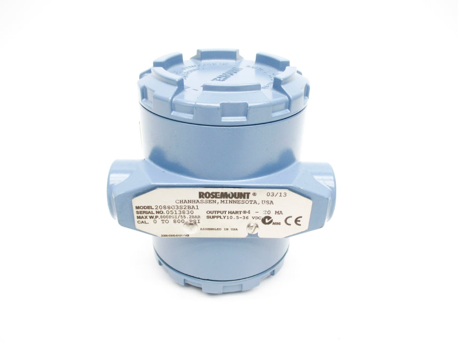 ROSEMOUNT 2088G3S2BA1 800PSI NSNP