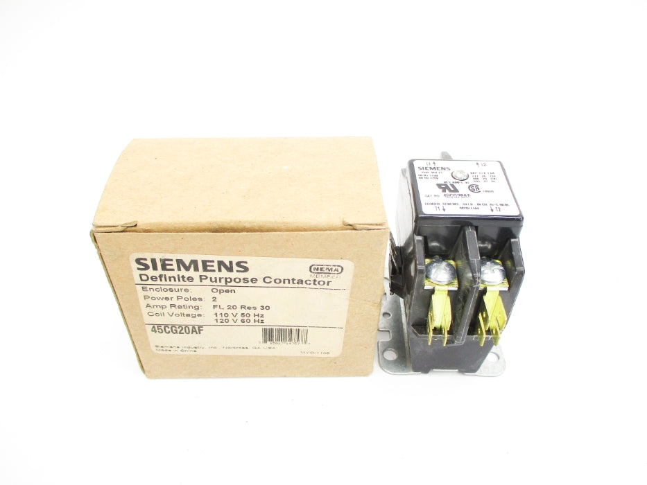 SIEMENS 45CG20AF 110/120V NSMP