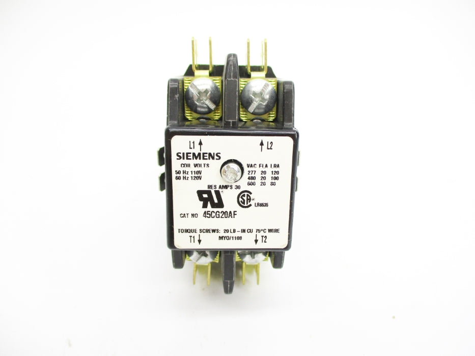 SIEMENS 45CG20AF 110/120V NSMP