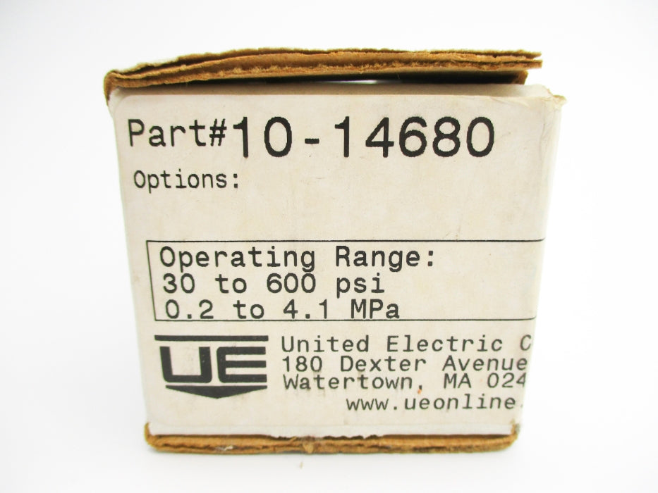 UNITED ELECTRIC CONTROLS 10-14680 30-600PSI NSMP