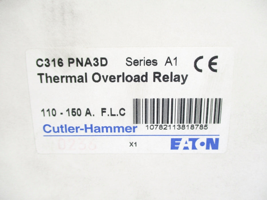 CUTLER HAMMER C316PNA3D SER. A1 110-150A NSMP