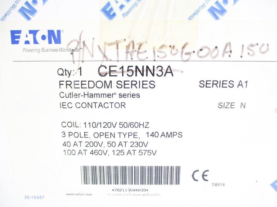 EATON CE15NN3A SER. A1 110/120V NSMP