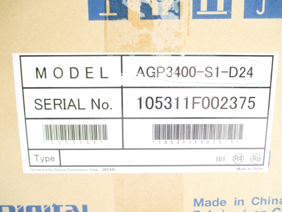 DIGITAL ELECTRONICS AGP3400-S1-D24 NSMP