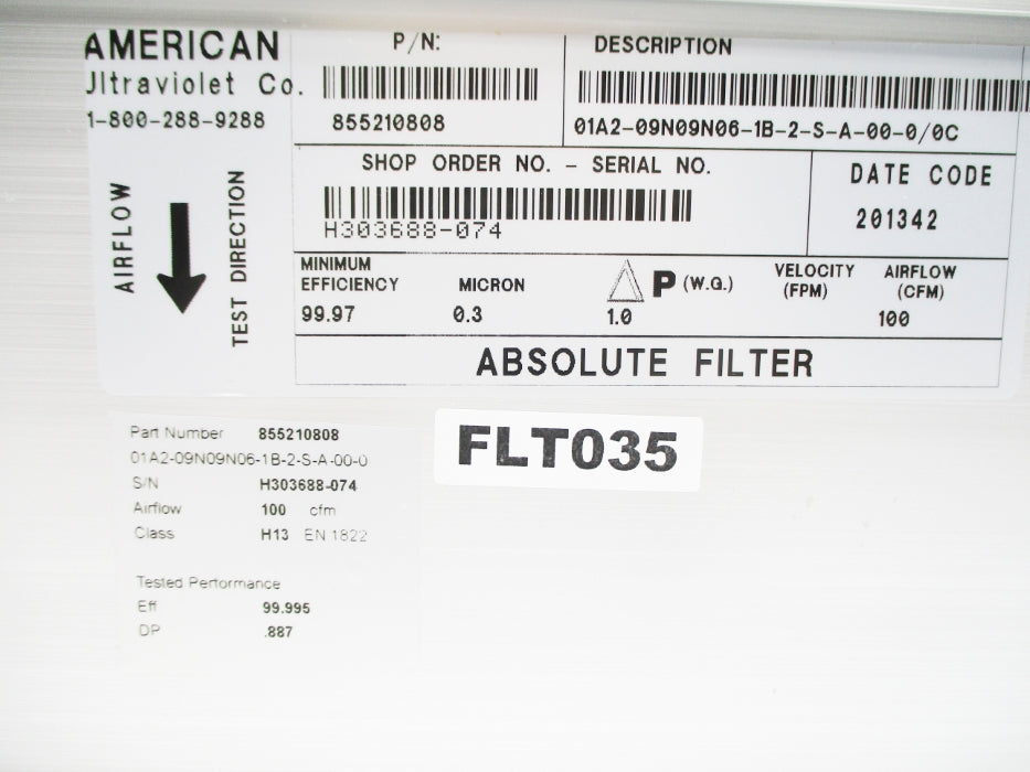 AMERICAN ULTRAVIOLET 855210808 NSNP