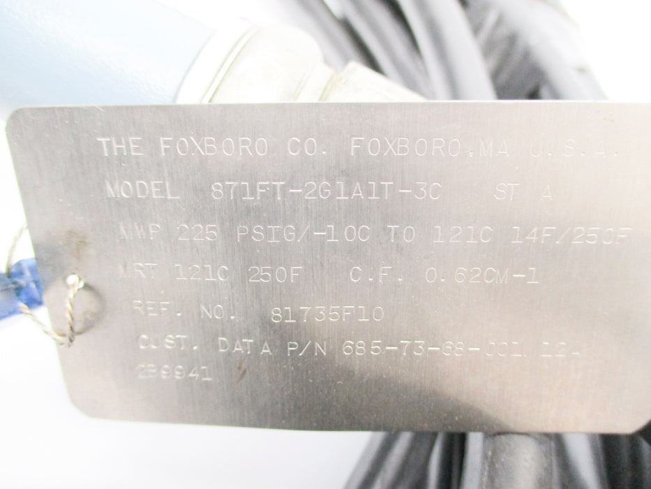 FOXBORO 871FT-2G1A1T-3C 225PSIG UNMP