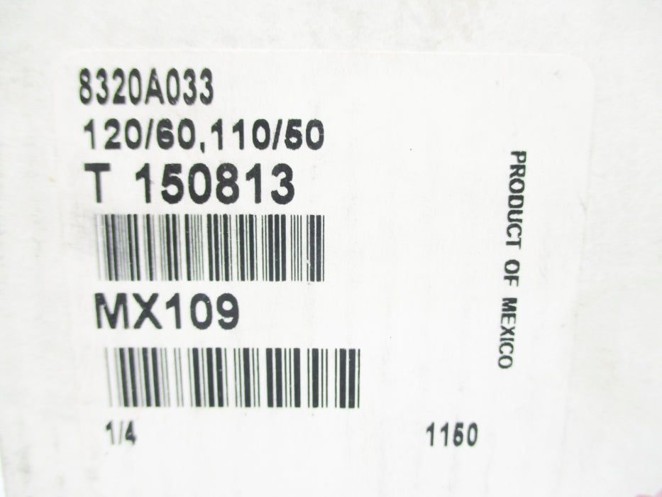 ASCO 8320A033 125PSI 110/120V NSMP