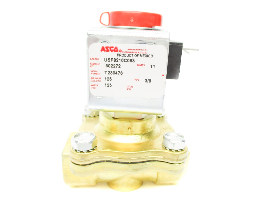 ASCO USF8210C093 125PSI 120/60 110/50 NSMP