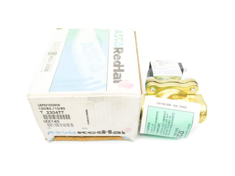 ASCO USF8210C093N 125PSI 120/60 110/50 NSMP