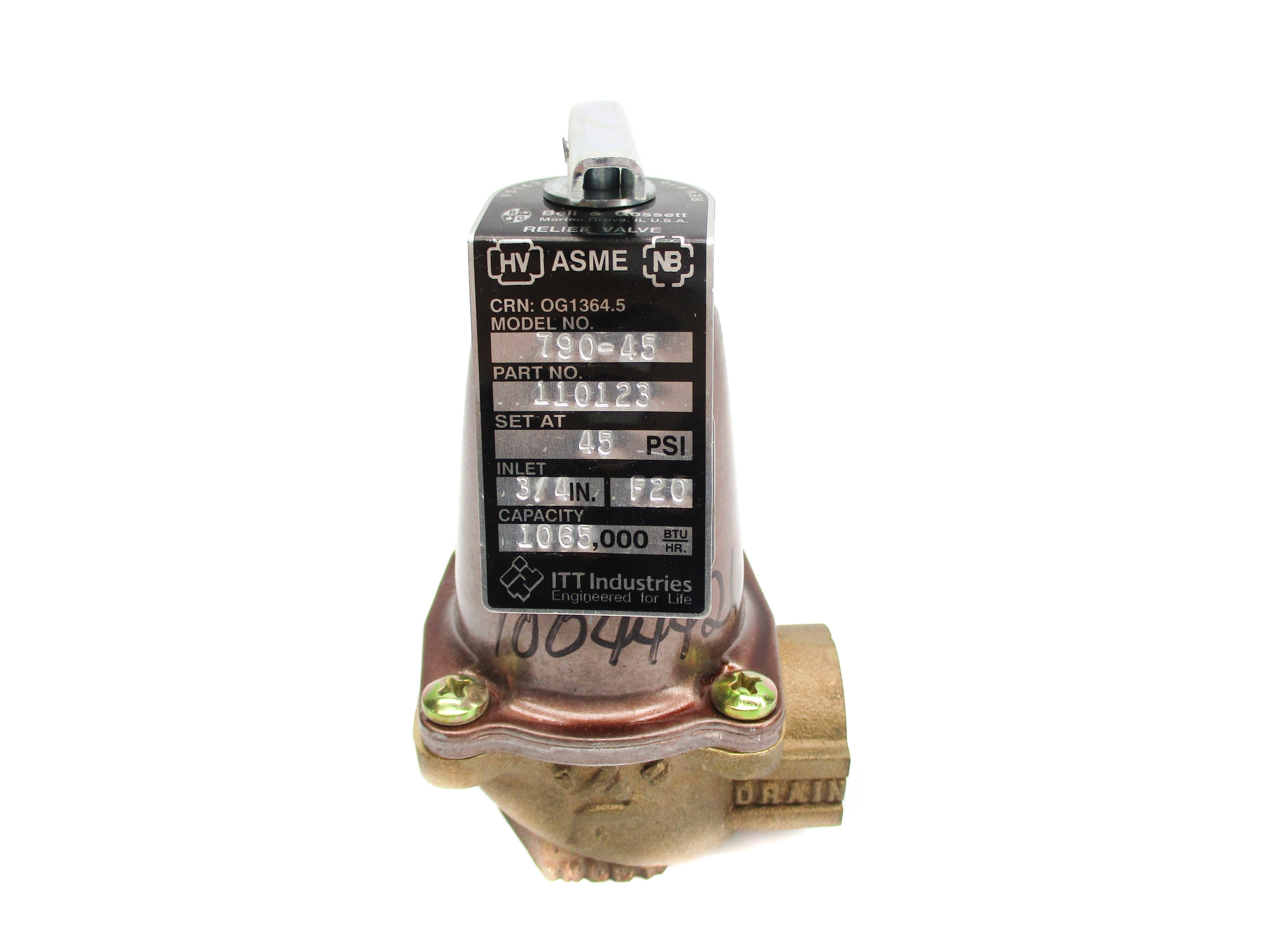 ASME 790-45 110123 45PSI NSNP