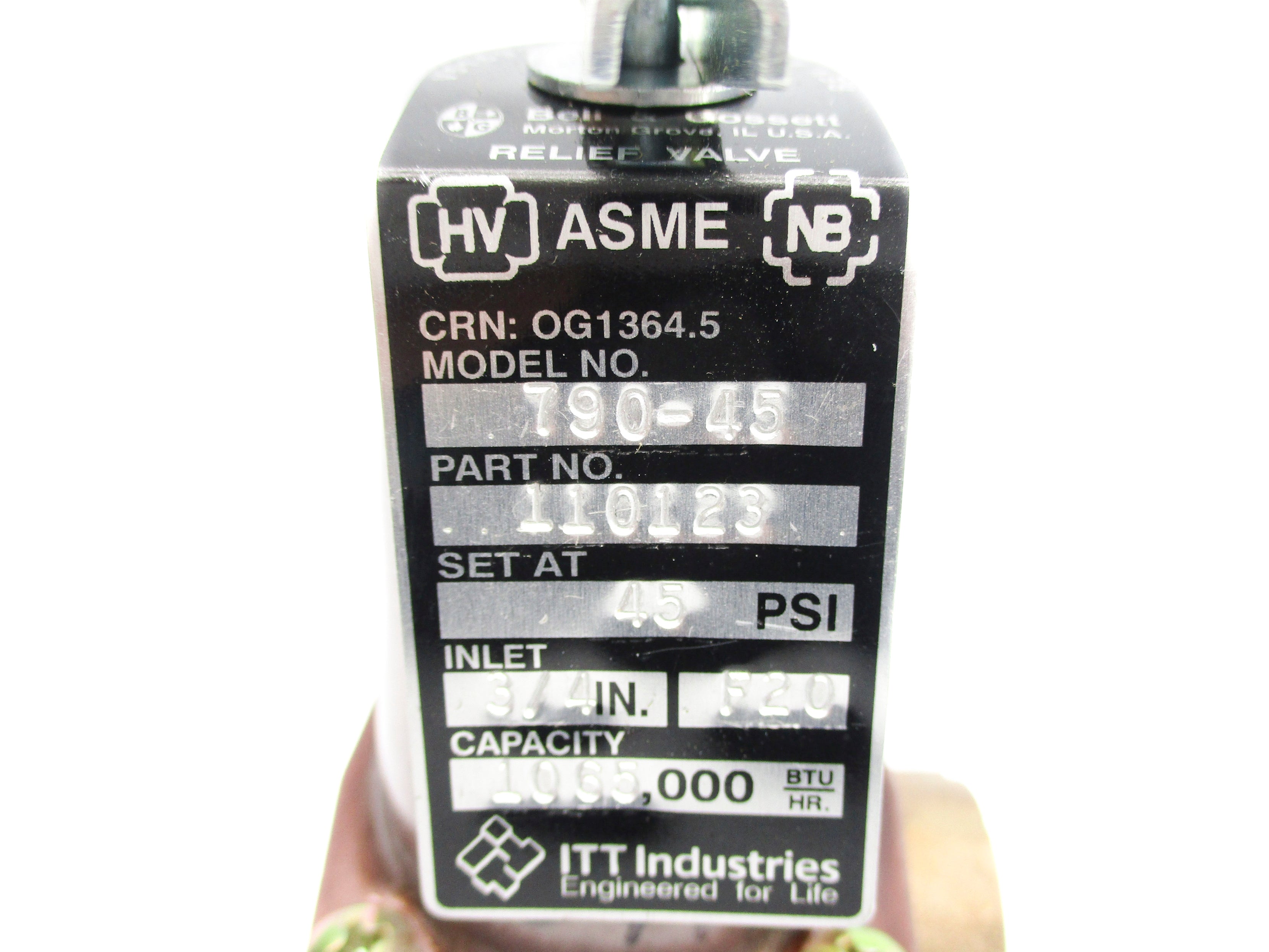 ASME 790-45 110123 45PSI NSNP