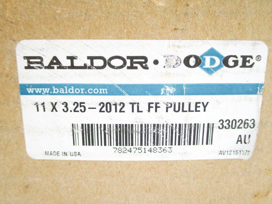 BALDOR DODGE 330263 11X3.25-2012-TL-FF NSFS