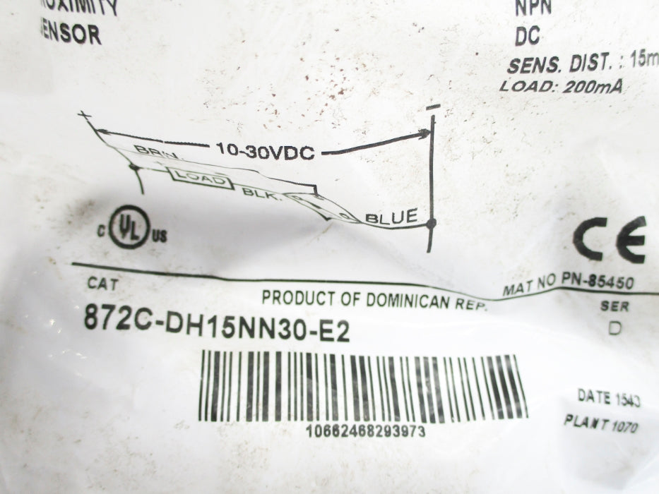 INDUSTRIAL SPARE PART 872C-DH15NN30-E2 SER. D NSMP
