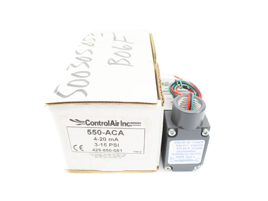CONTROL AIR 550-ACA 3-15PSI NSMP