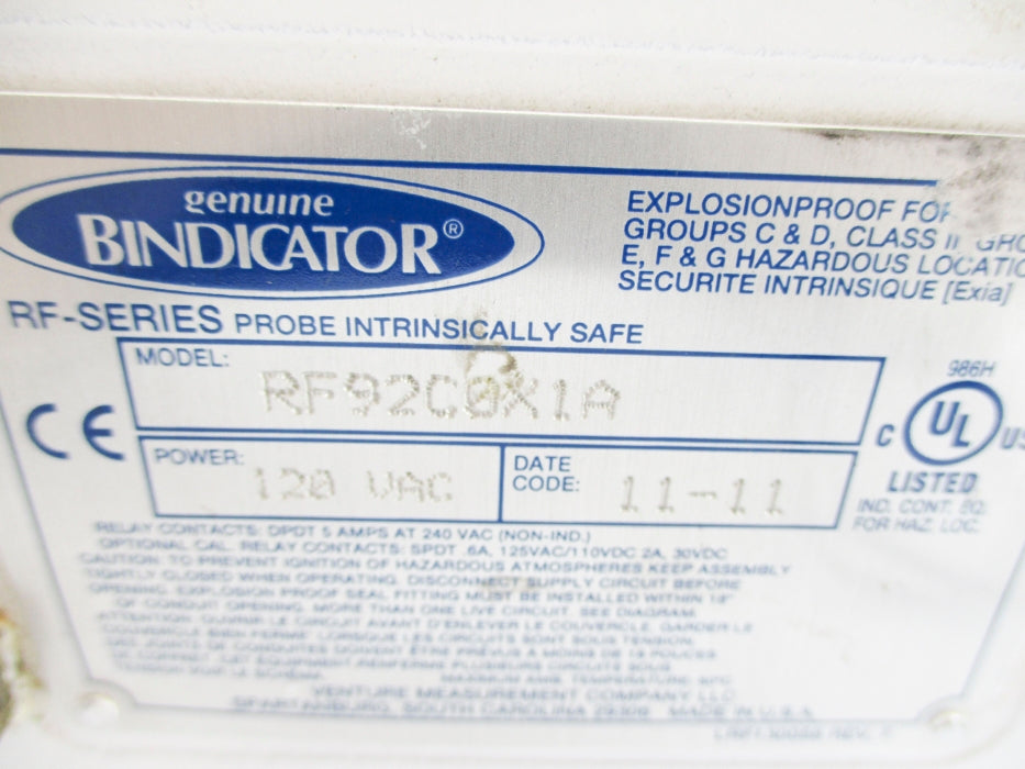 GENUINE BINDICATOR RF92C0X1A (AS PICTURED) NSNP