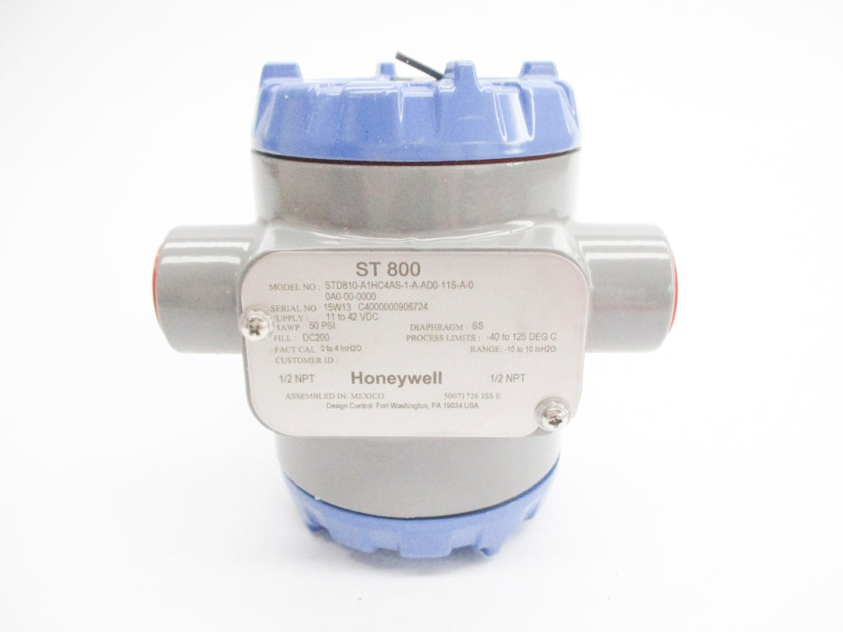 HONEYWELL STD810-A1HC4AS-1-A-AD0-11S-A-00A0-00-0000 NSMP