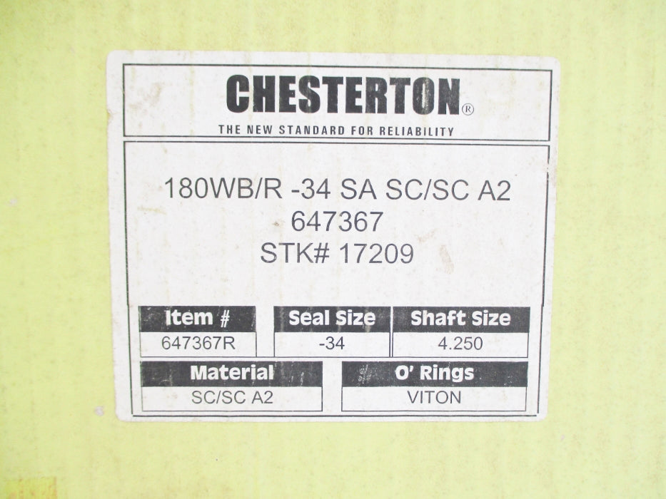 CHESTERTON 647367R 180WB/R-34-SA-SC/SC-A2 NSMP