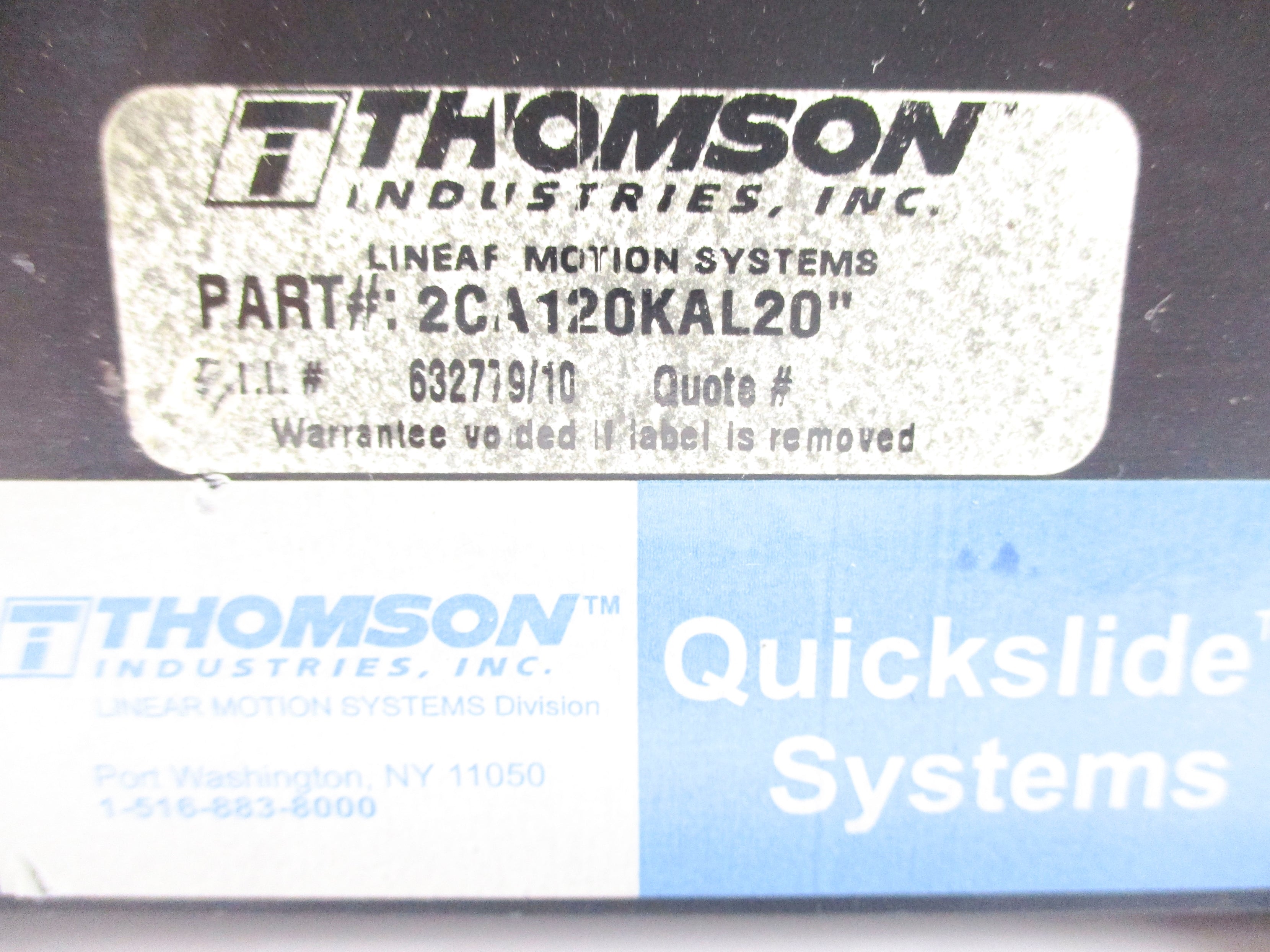 THOMPSON INDUSTRIES 2CA120KAL20 NSNP