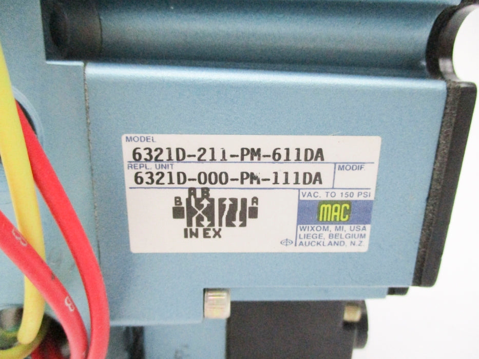 MAC 6321D-211-PM-611DA 150PSI 24VDC NSNP