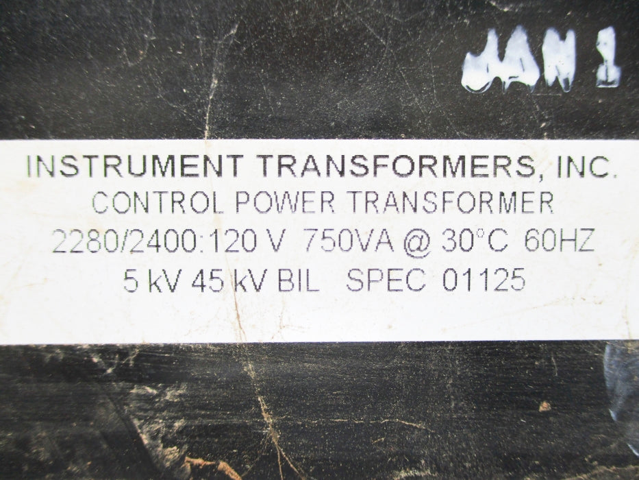 INSTRUMENT TRANSFORMERS 01125 5-45KV UNMP