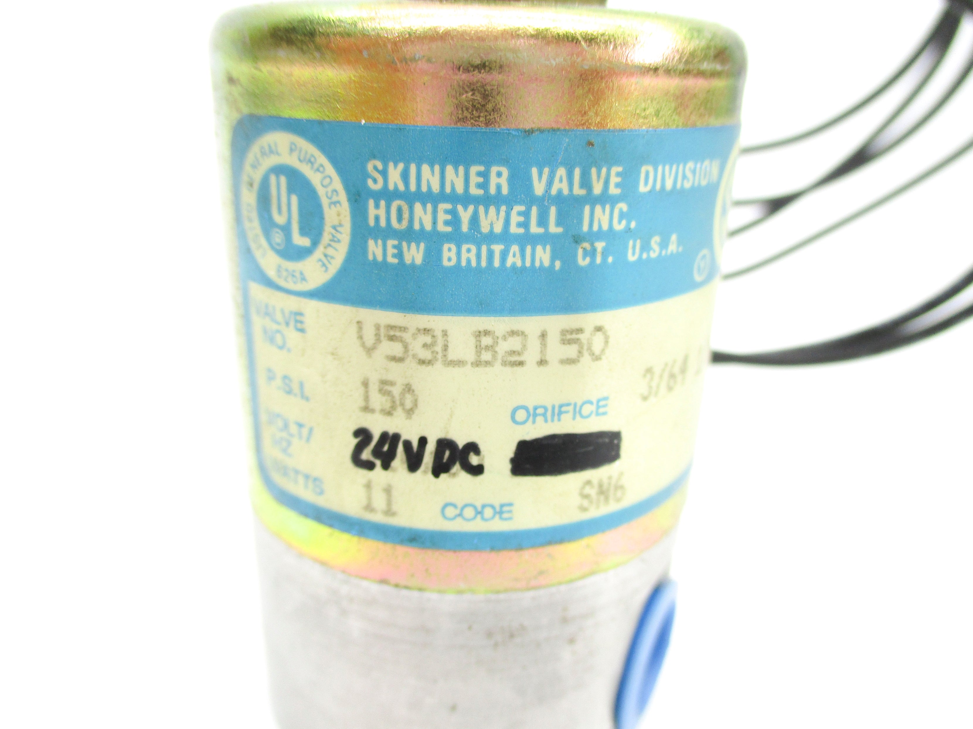 HONEYWELL V53LB2150 150PSI 24VDC NSNP