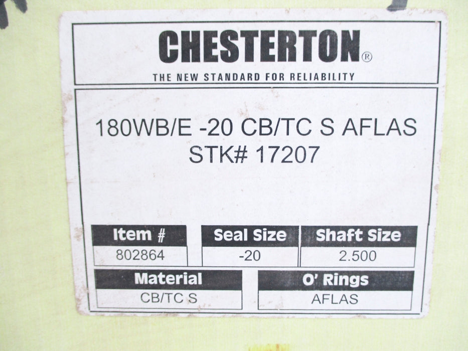 CHESTERTON 802864 180WB/E-20-CB/TC-S-AFLAS NSMP