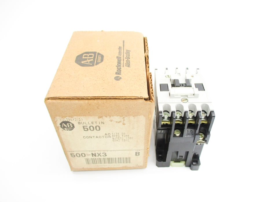 ALLEN BRADLEY 500-NX3 SER. B 120V (BR/WH) NSMP
