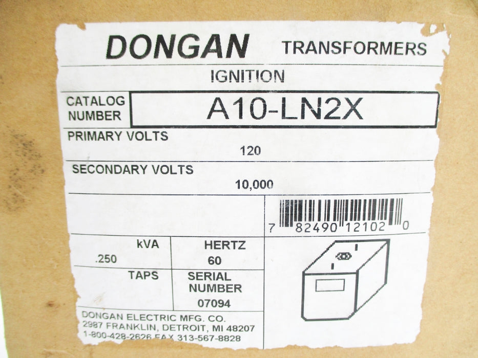 DONGAN A10-LN2X .250KVA NSFS