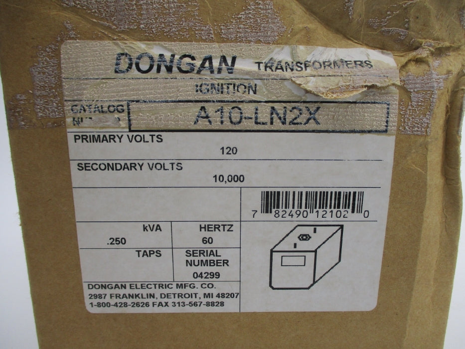 DONGAN A10-LN2X .250KVA (AS PICTURED) NSFS