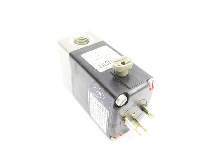 BURKERT 0330-E-1/8-FKM-SS 00453558 87PSI 120V NSMP