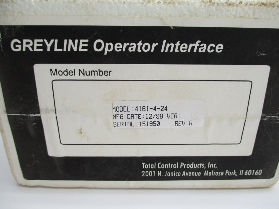TOTAL CONTROL PRODUCTS 4161-4-24 NSMP