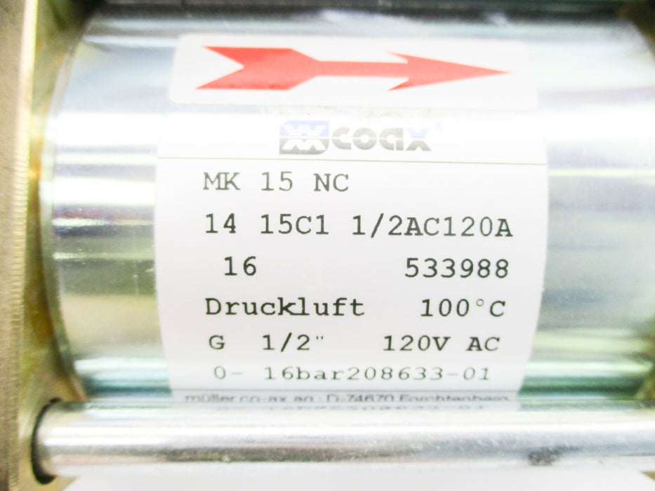 COAX MK15NC1415C11/2AC120A 120VAC (AS PICTURED) NSNP