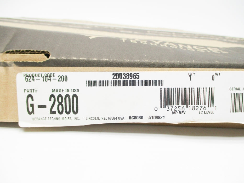 VEYANCE TECHNOLOGIES G-2800 NSFS