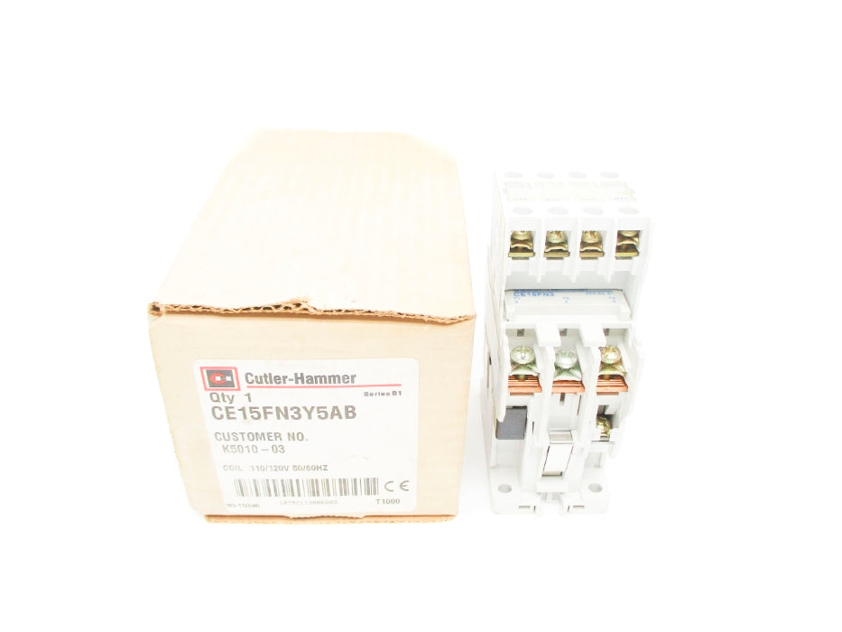 CUTLER HAMMER CE15FN3Y5AB SER. B1 110/120V NSMP