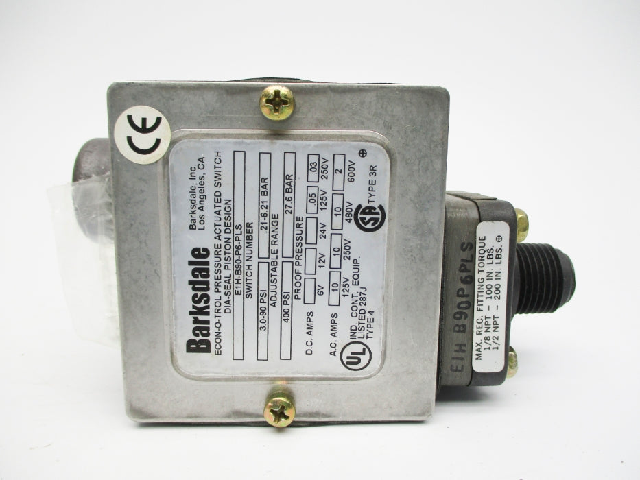 BARKSDALE E1H-B90-P6-PLS 3-90PSI NSMP