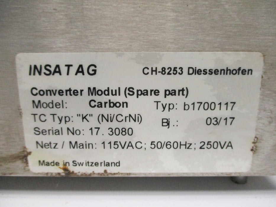 INSATAG CH-8253 B1700117 UNMP