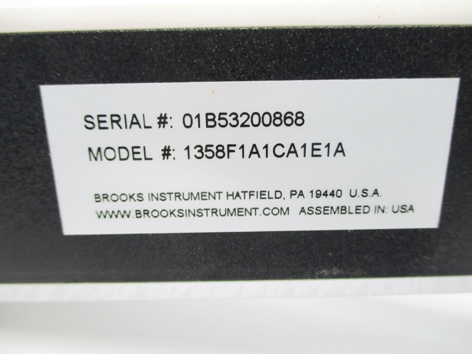 BROOKS INSTRUMENT 1358F1A1CA1E1A 200PSIG NSNP