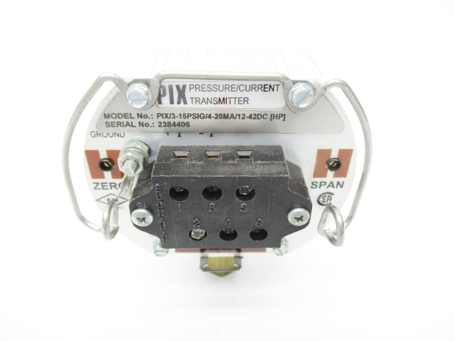 MOORE INDUSTRIES PIX/3-15PSIG/4-20MA/12-42DC 3-15PSI NSNP