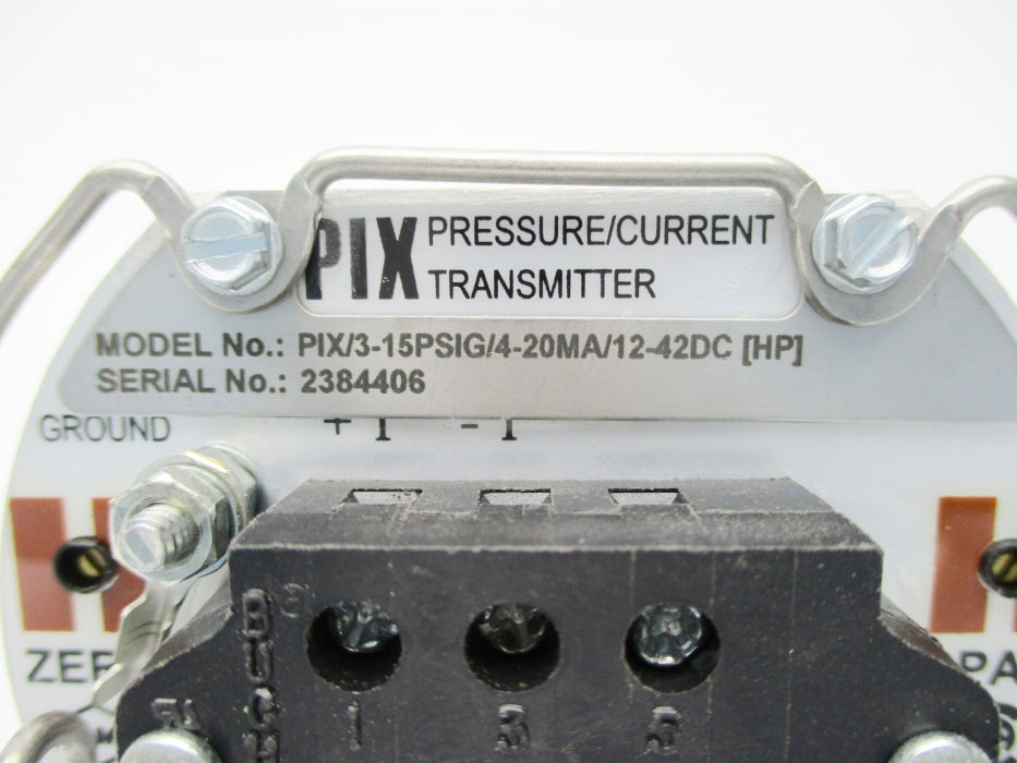 MOORE INDUSTRIES PIX/3-15PSIG/4-20MA/12-42DC 3-15PSI NSNP