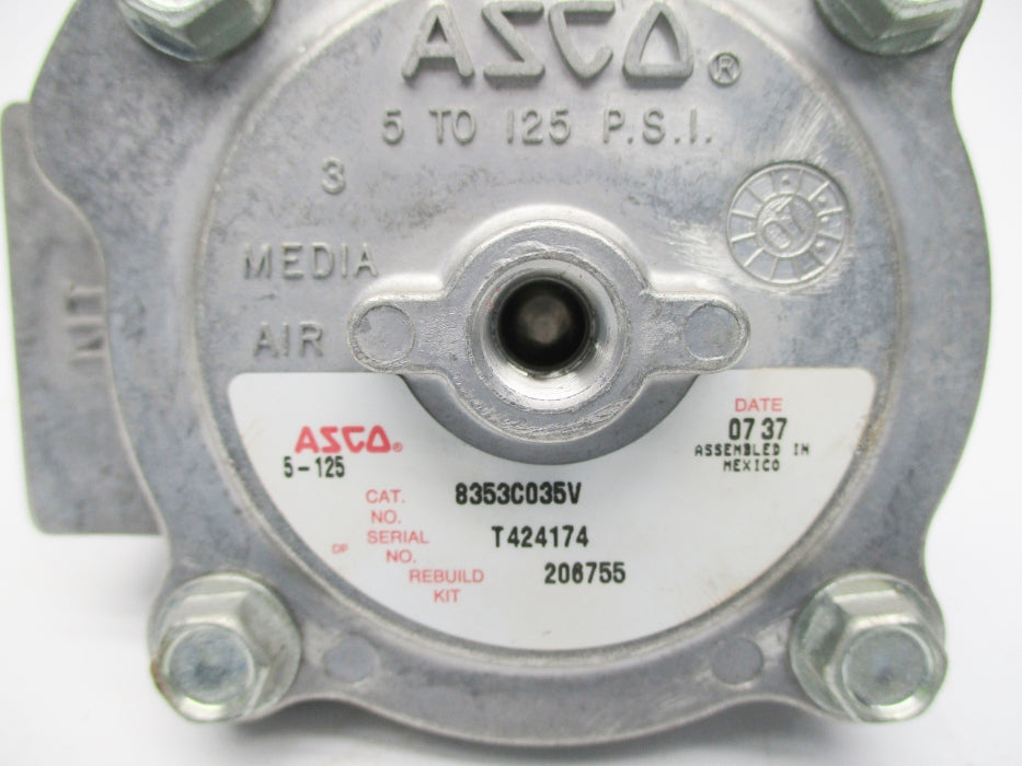 ASCO 8353C035V 5-125PSI NSNP