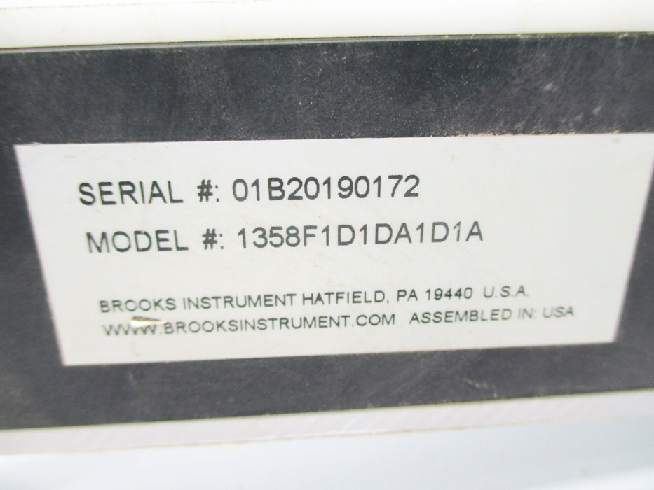 BROOKS INSTRUMENT 1358F1D1DA1D1A 200PSIG NSNP